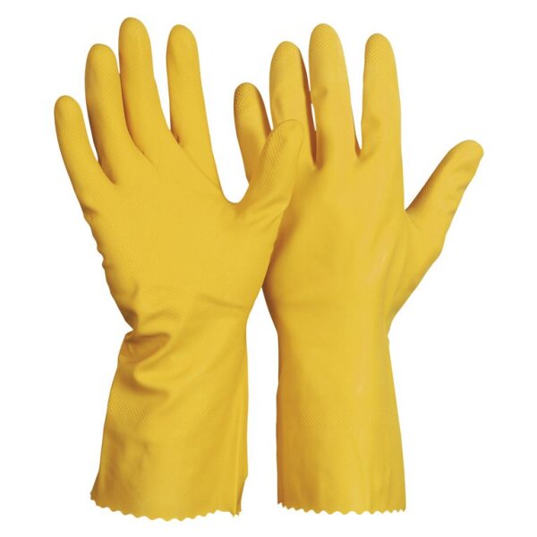 Industrie- und Haushalts-Handschuhe gelb Gr. 7 - 10